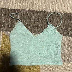 Cropped ruched tank